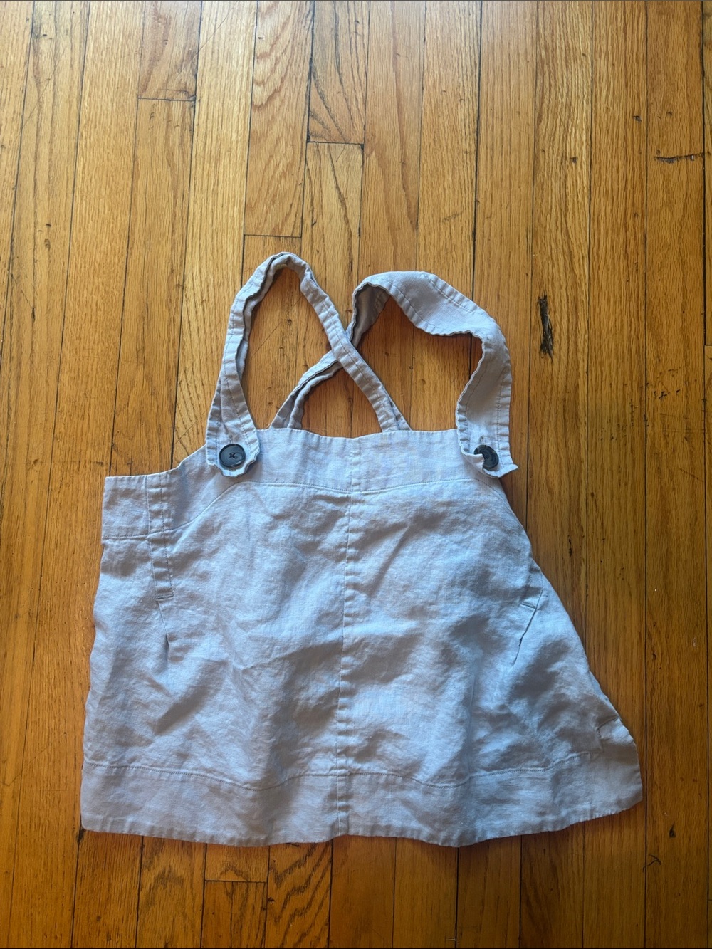 Everlane 100% Linen Top in Light Gray